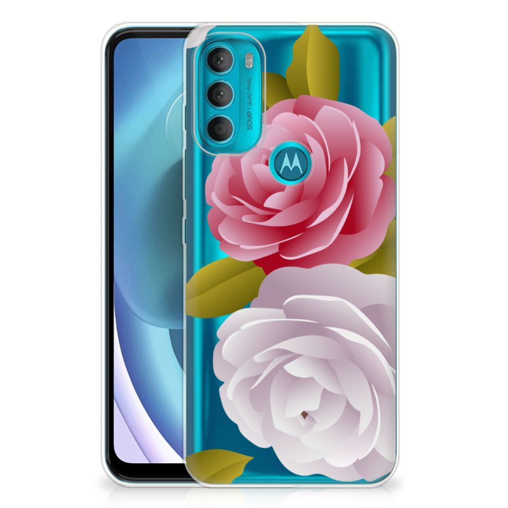 Motorola Moto G71 5G TPU Case Roses