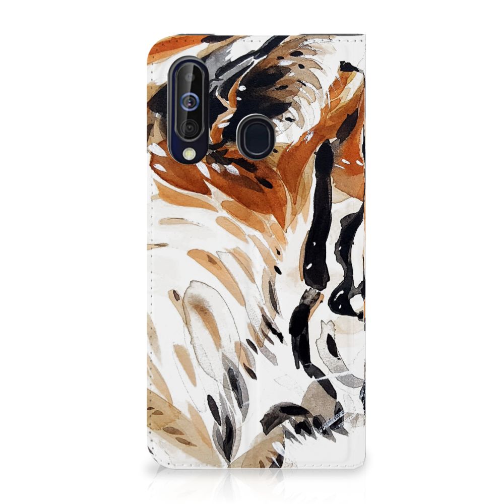 Bookcase Samsung Galaxy A60 Watercolor Tiger
