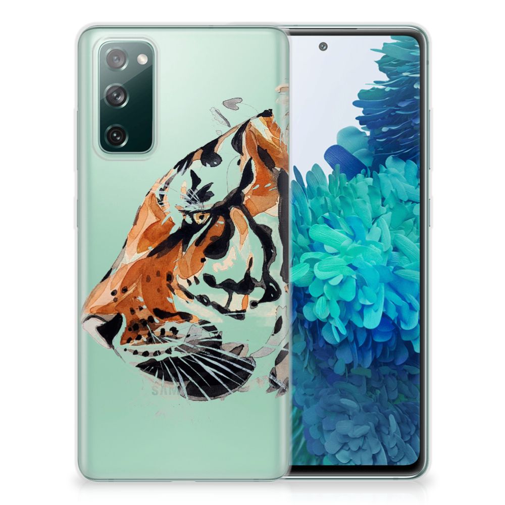 Hoesje maken Samsung Galaxy S20 FE Watercolor Tiger B2C Telecom