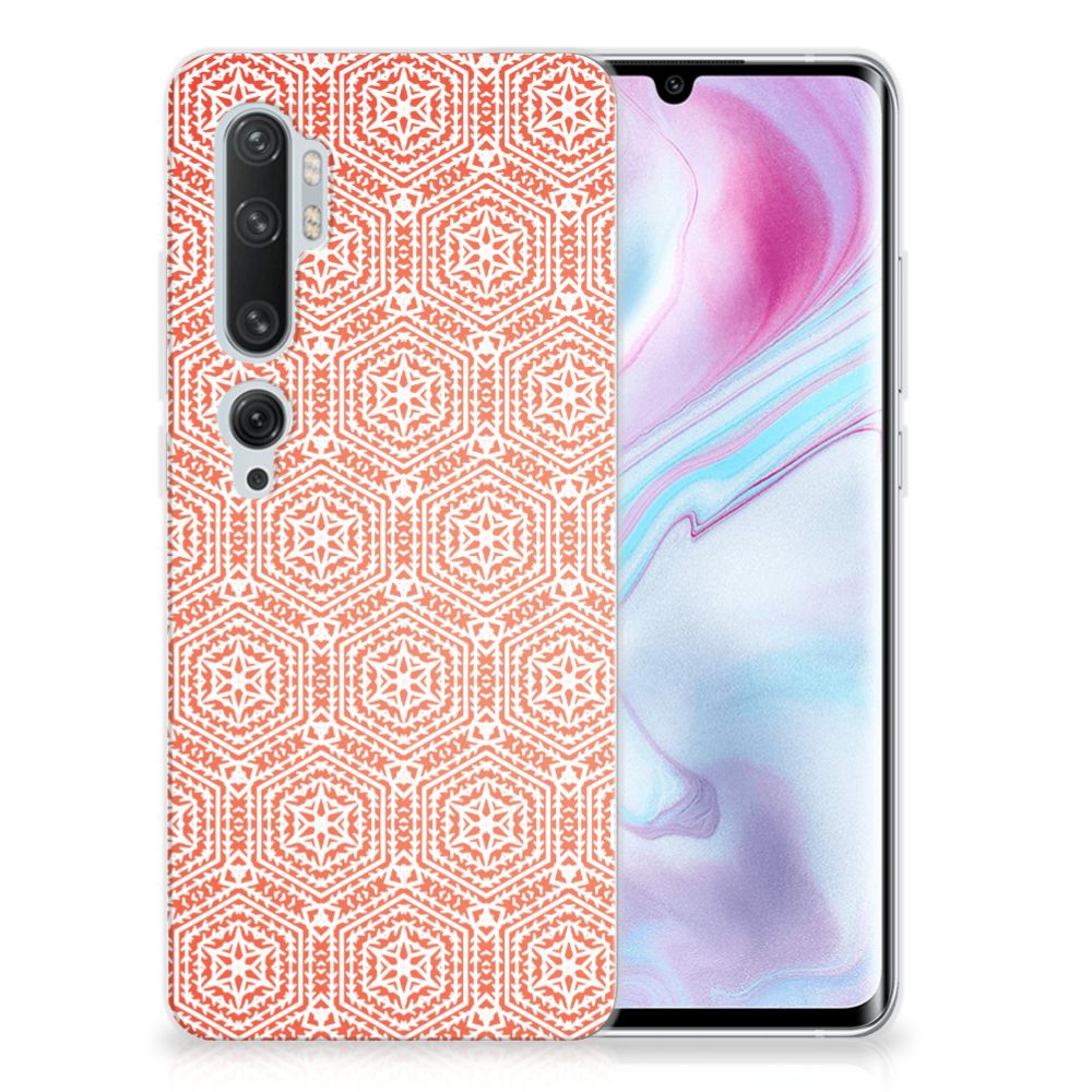 Xiaomi Mi Note 10 Pro TPU bumper Pattern Orange