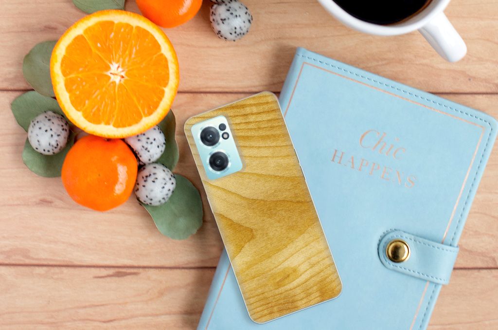 OnePlus Nord CE 2 5G Bumper Hoesje Licht Hout B2C Telecom