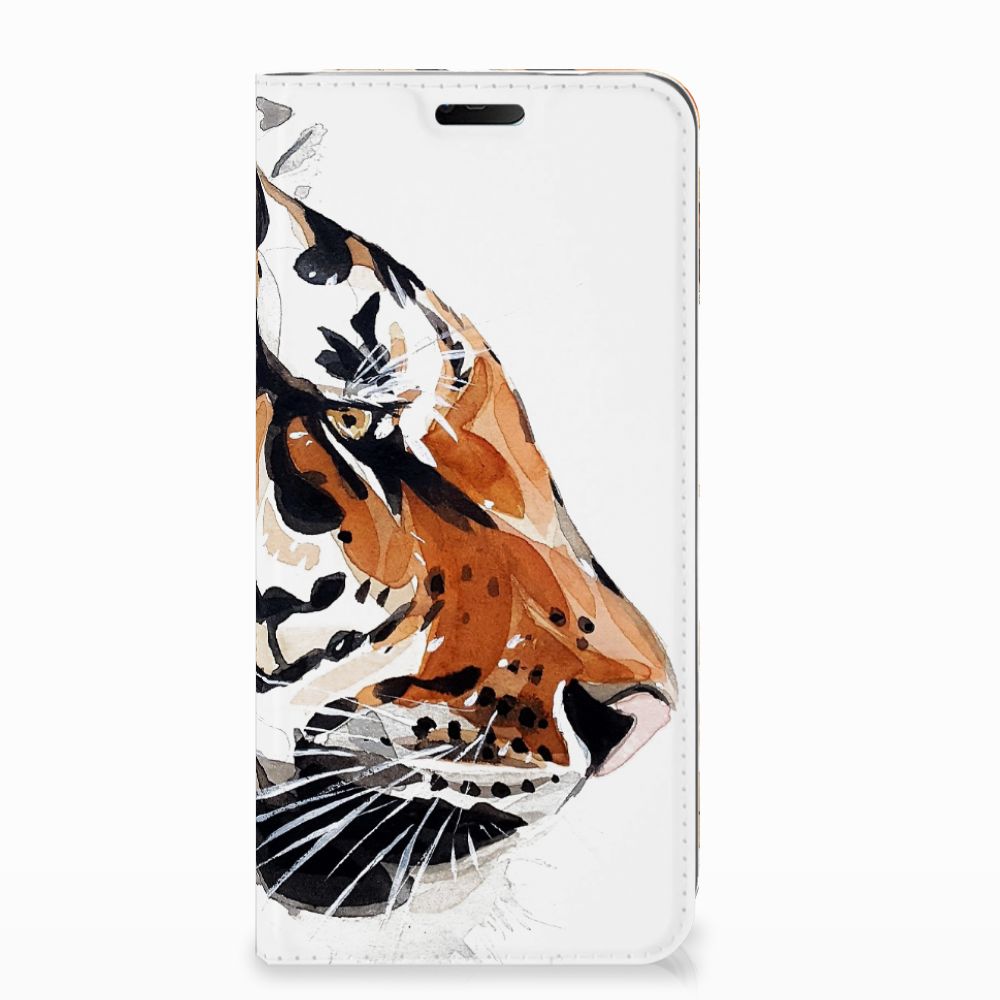 Bookcase Nokia 7.1 (2018) Watercolor Tiger