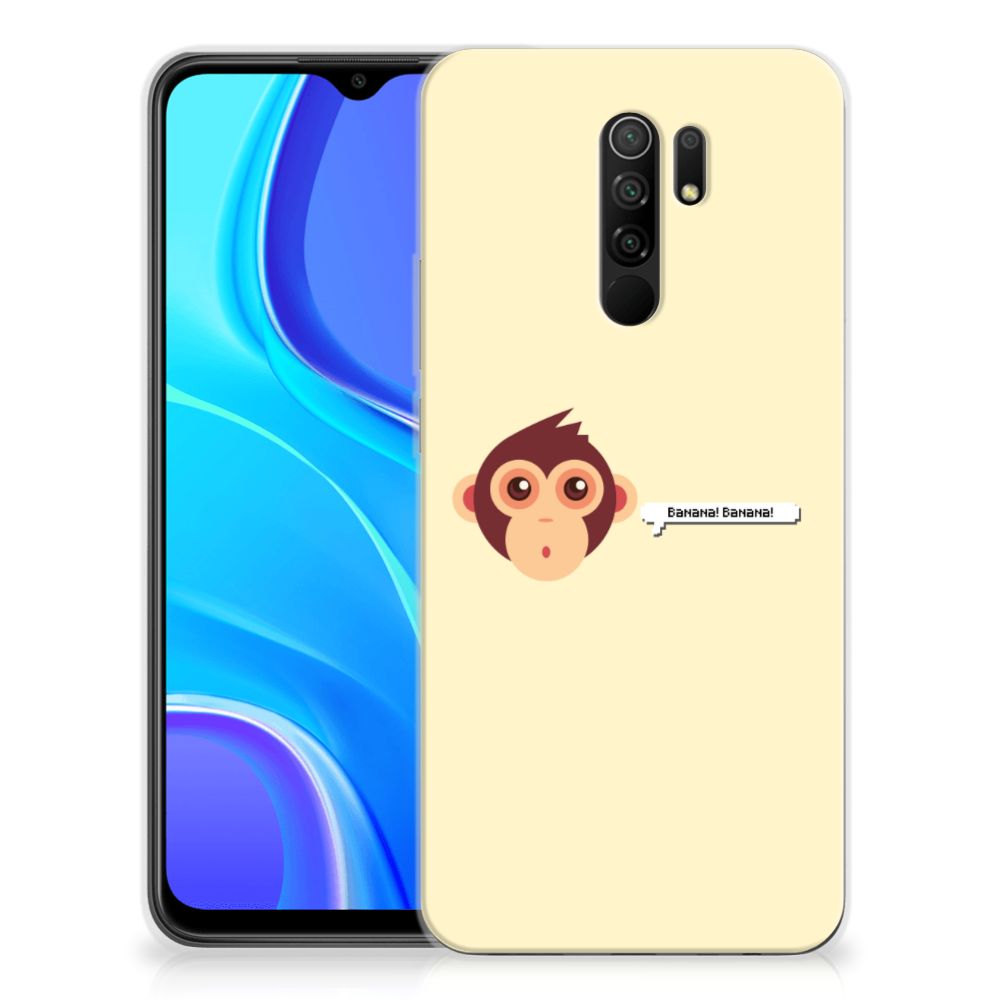 Xiaomi Redmi 9 Telefoonhoesje met Naam Monkey B2C Telecom