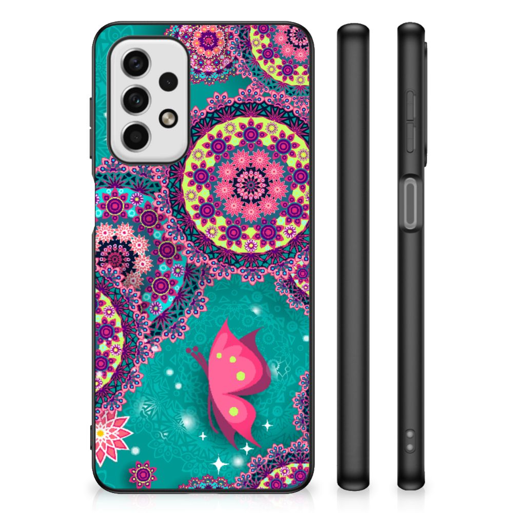 Samsung Galaxy A23 Leuk Telefoonhoesje Cirkels en Vlinders B2C Telecom