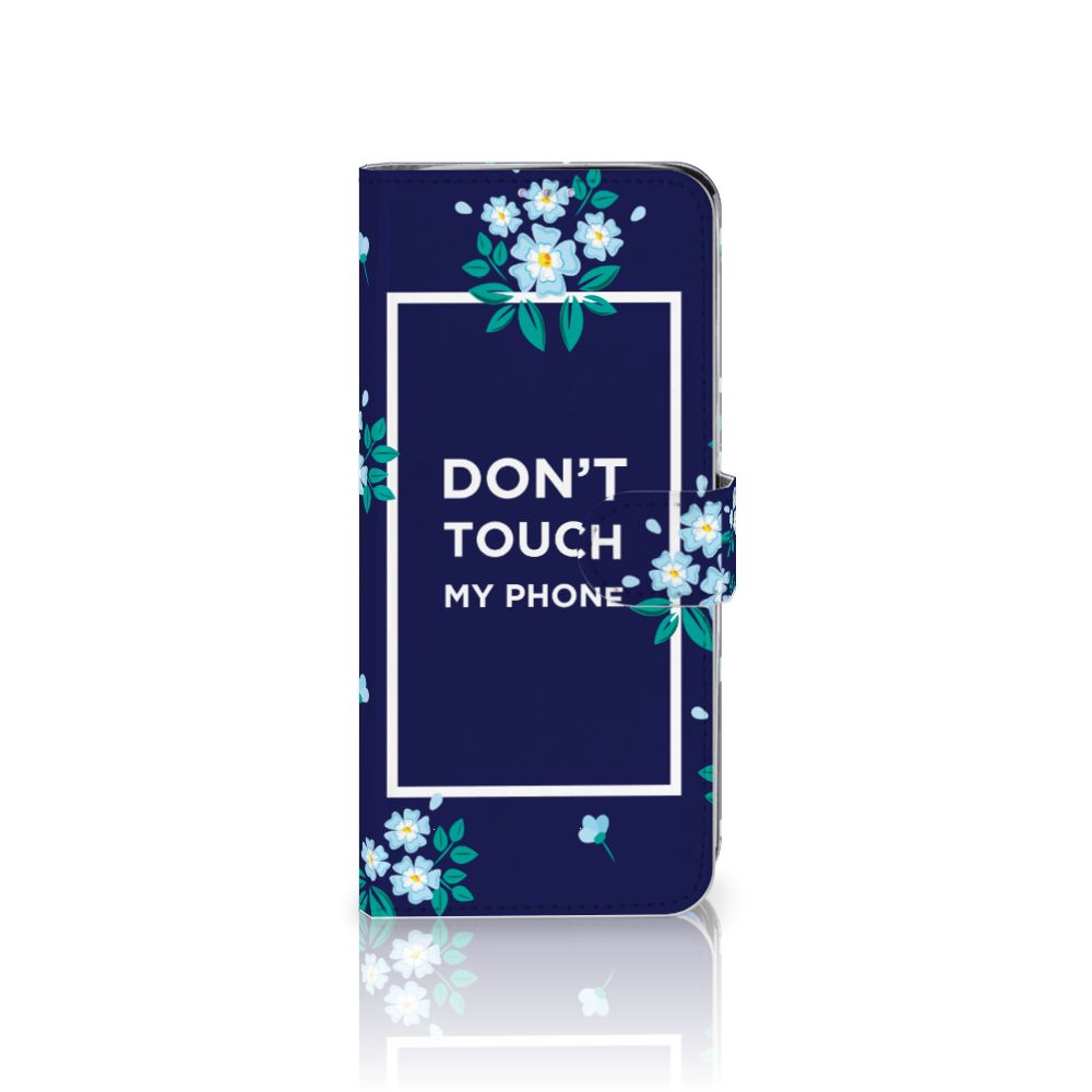 Samsung Galaxy S20 Ultra Portemonnee Hoesje Flowers Blue DTMP