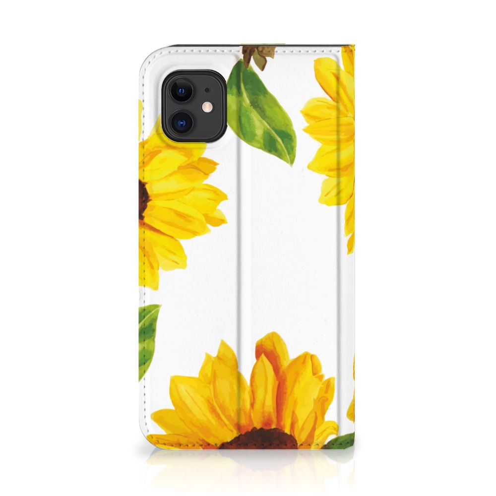 Smart Cover voor Apple iPhone 11 Zonnebloemen - B2C Telecom
