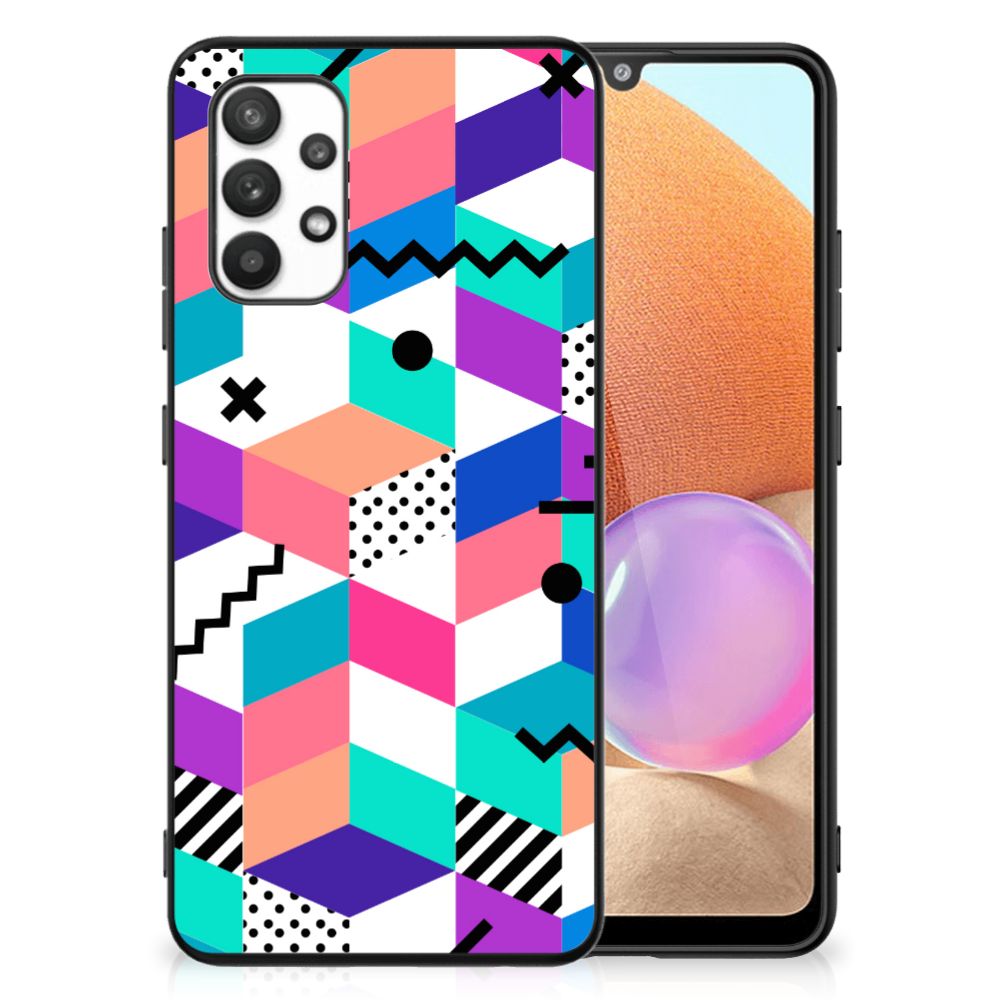Samsung Galaxy A32 4G | A32 5G Enterprise Editie Backcover Blokken Kleurrijk B2C Telecom