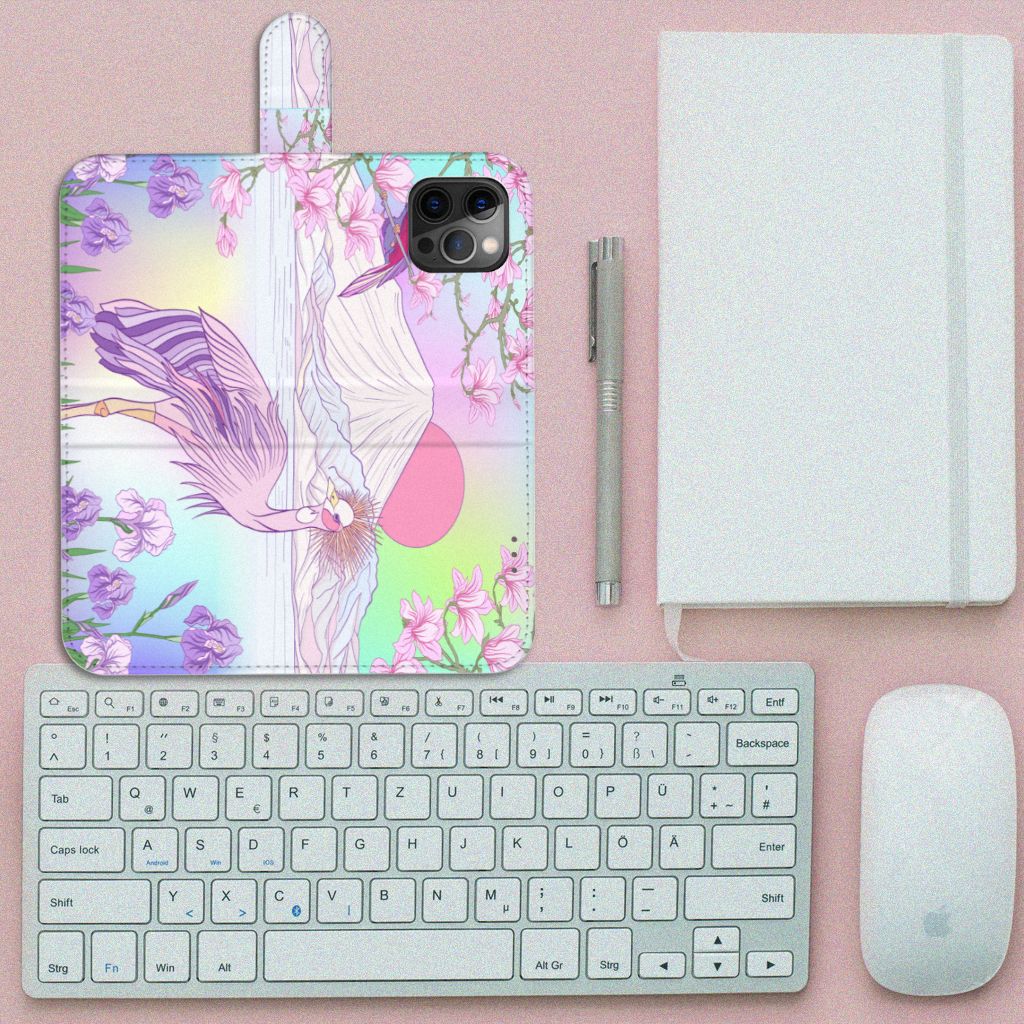 Apple iPhone 12 Pro Max Telefoonhoesje met Pasjes Bird