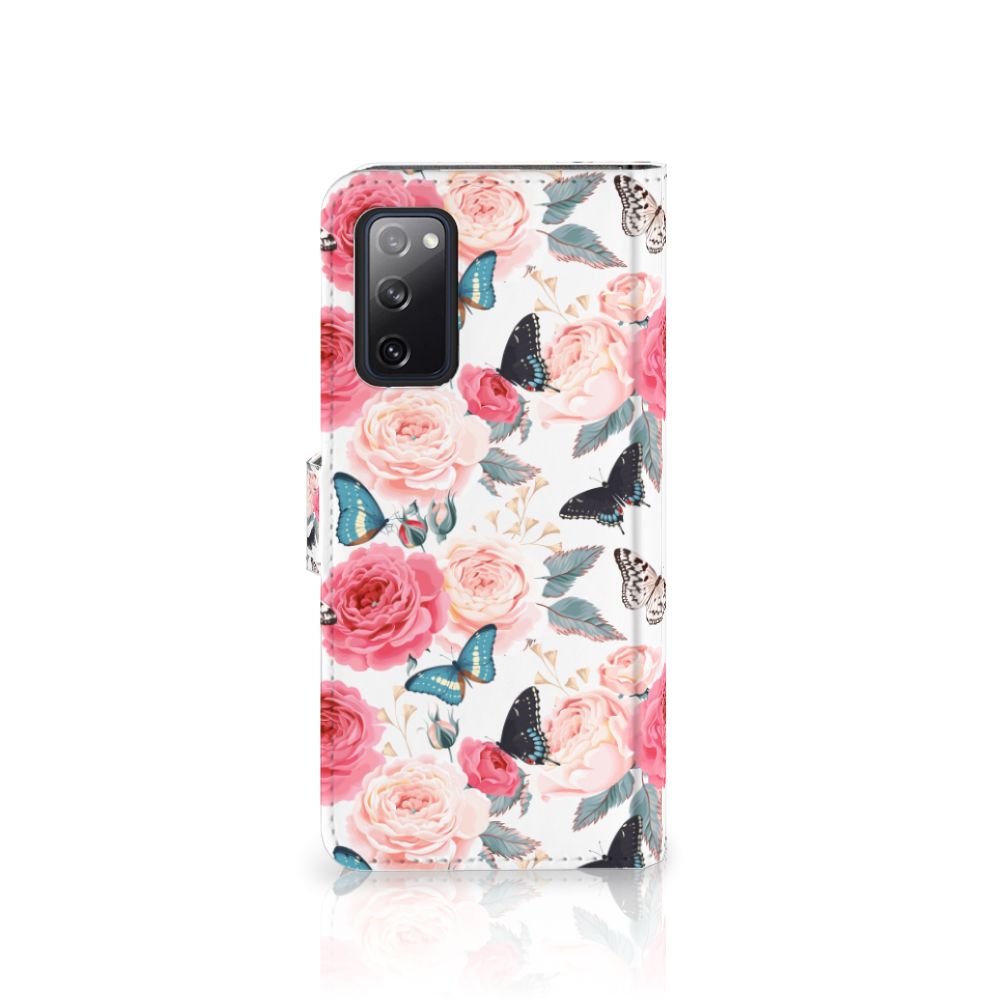 Samsung Galaxy S20 FE Hoesje Butterfly Roses