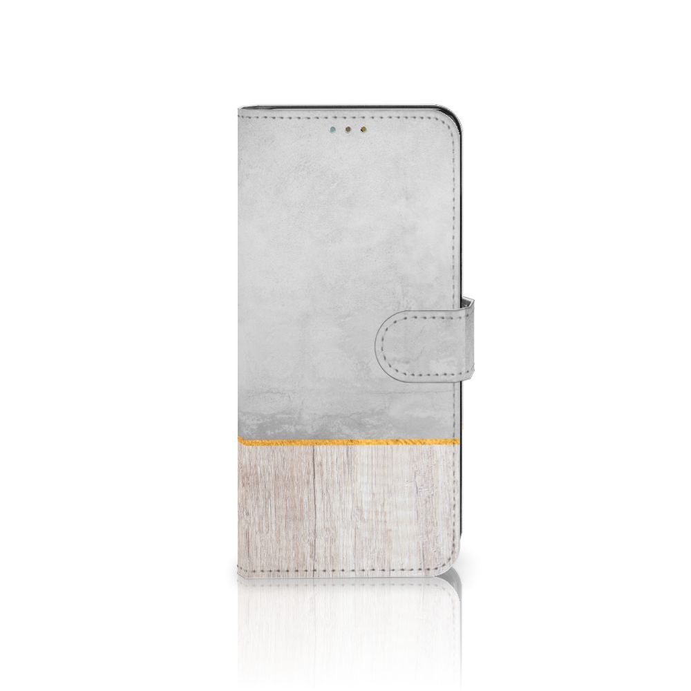 Motorola Moto G52 | Moto G82 Book Style Case Wood Concrete