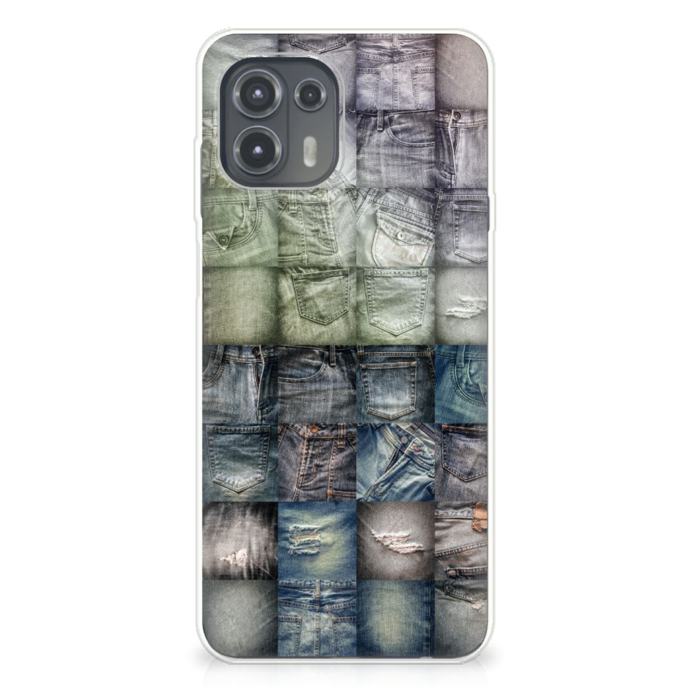 Silicone Back Cover Motorola Edge 20 Lite Spijkerbroeken B2C Telecom