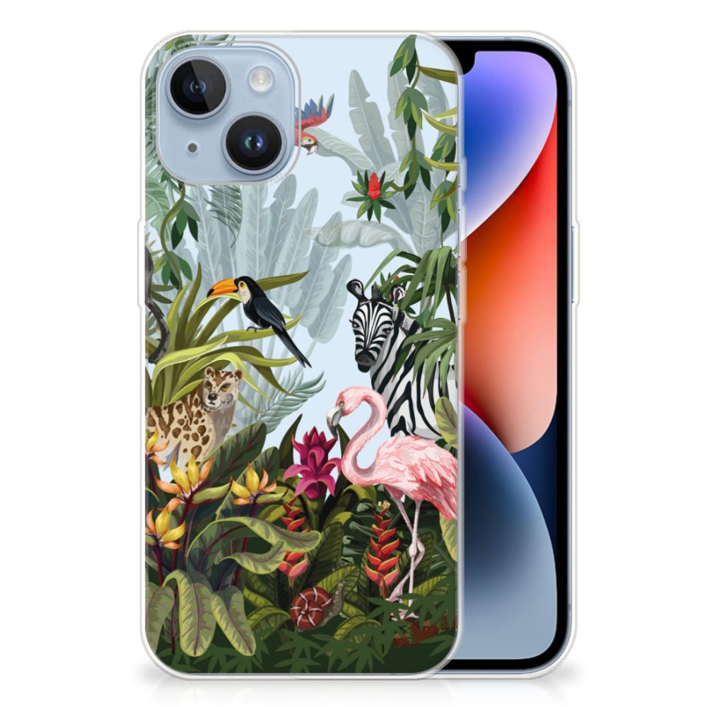TPU Hoesje voor Apple iPhone 14 Jungle