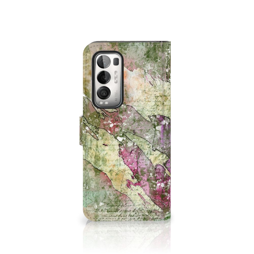 Hoesje OPPO Find X3 Neo 5G Letter Painting
