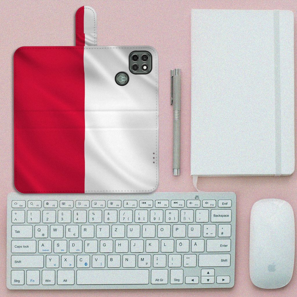 Motorola Moto G9 Power Bookstyle Case Polen
