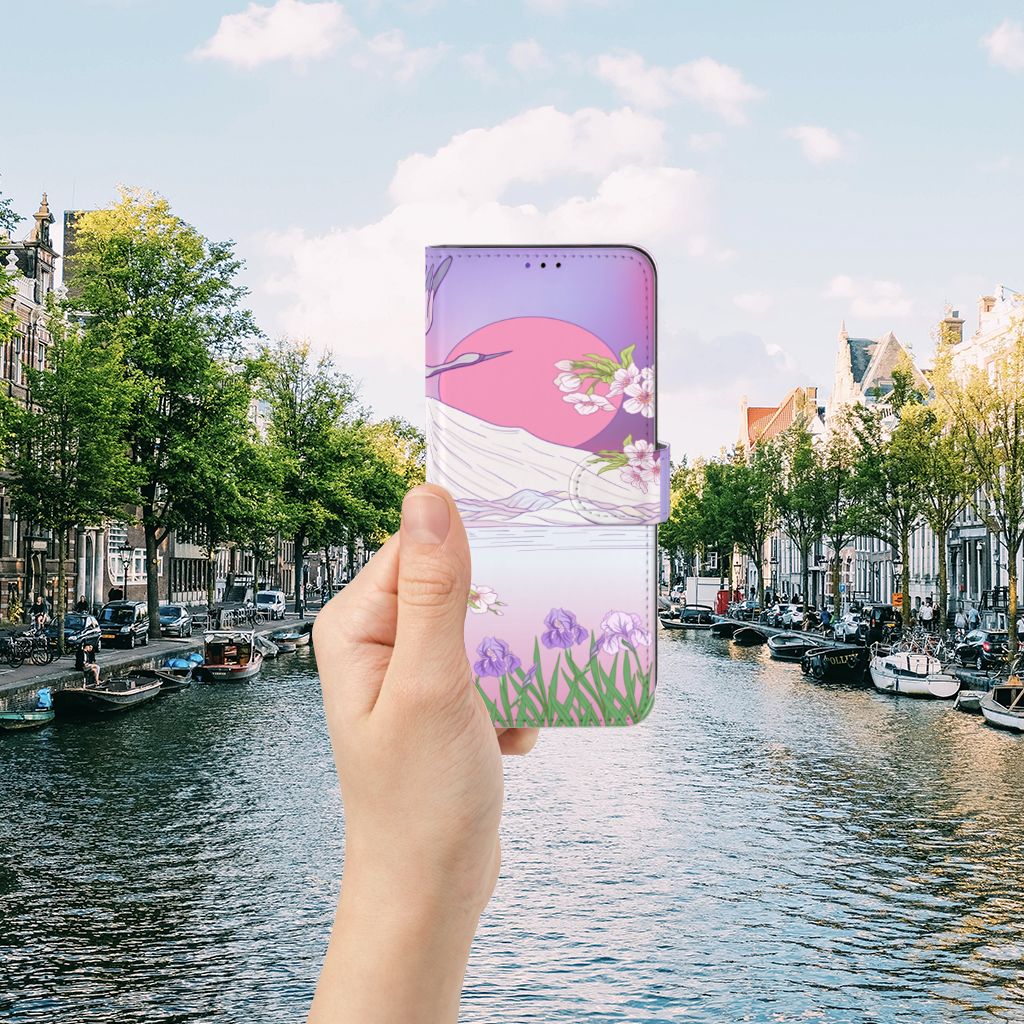 Samsung Galaxy A22 5G Telefoonhoesje met Pasjes Bird Flying