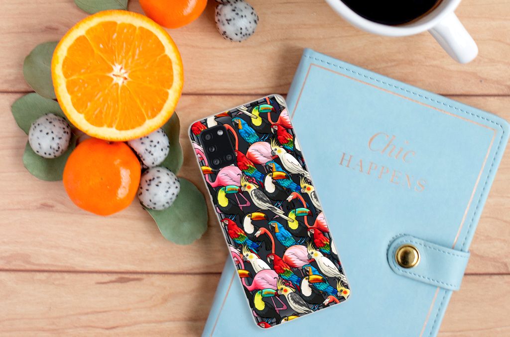 Samsung Galaxy A31 TPU Hoesje Birds B2C Telecom