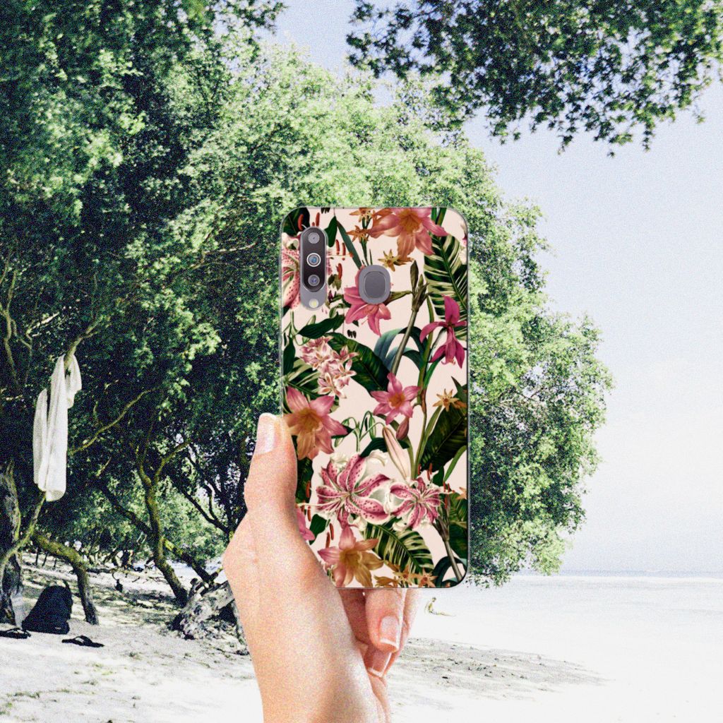 Samsung Galaxy M30 TPU Case Flowers