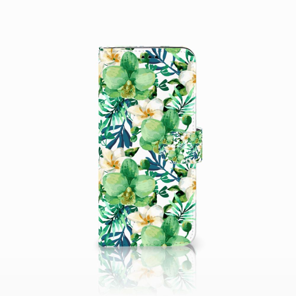 Samsung Galaxy S9 Plus Hoesje Orchidee Groen
