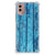 Nokia C32 Stevig Telefoonhoesje Wood Blue