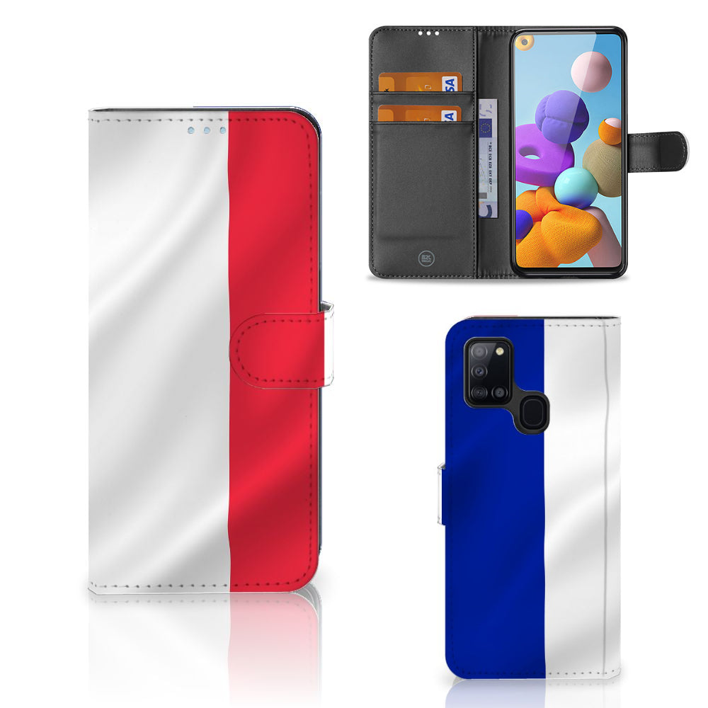 Samsung Galaxy A21s Bookstyle Case Frankrijk