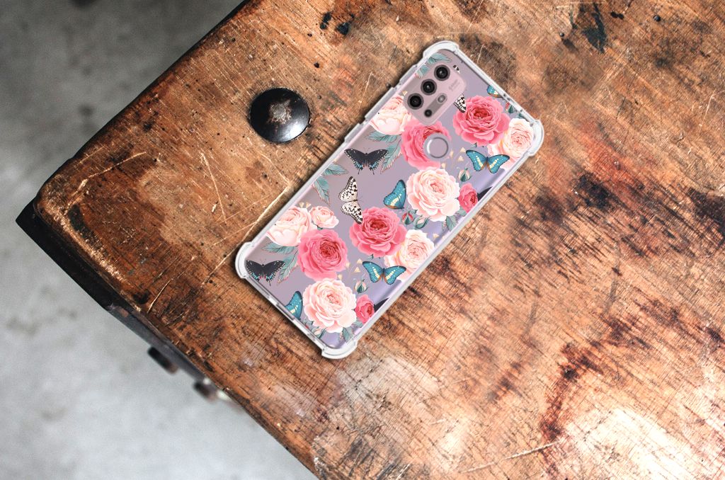 Motorola Moto G30 | G20 | G10 Case Butterfly Roses