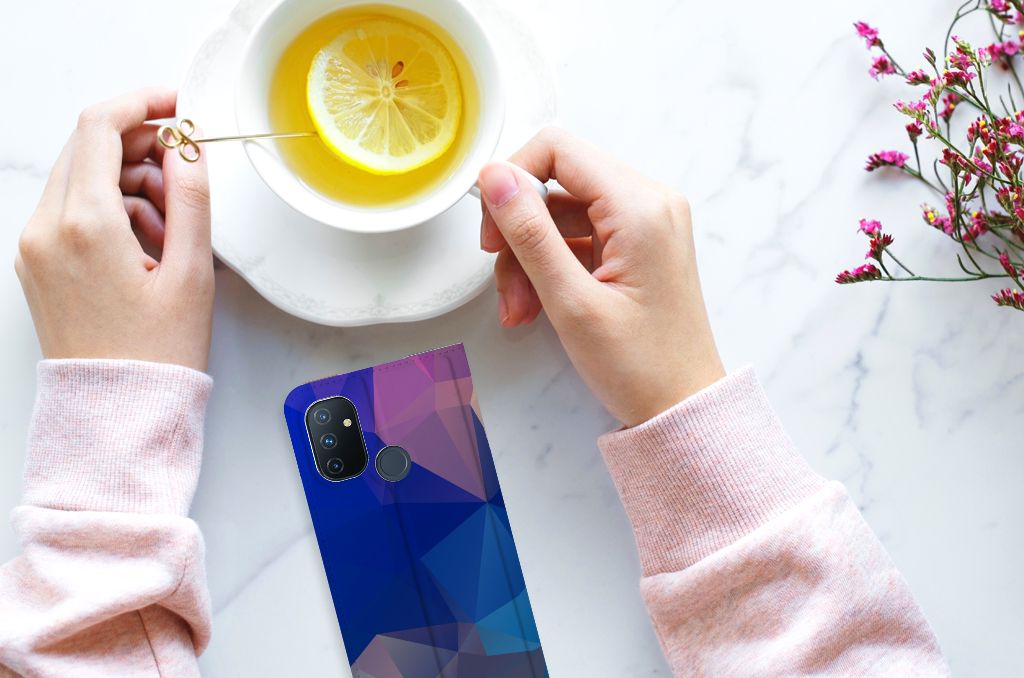 OnePlus Nord N100 Stand Case Polygon Dark - B2C Telecom