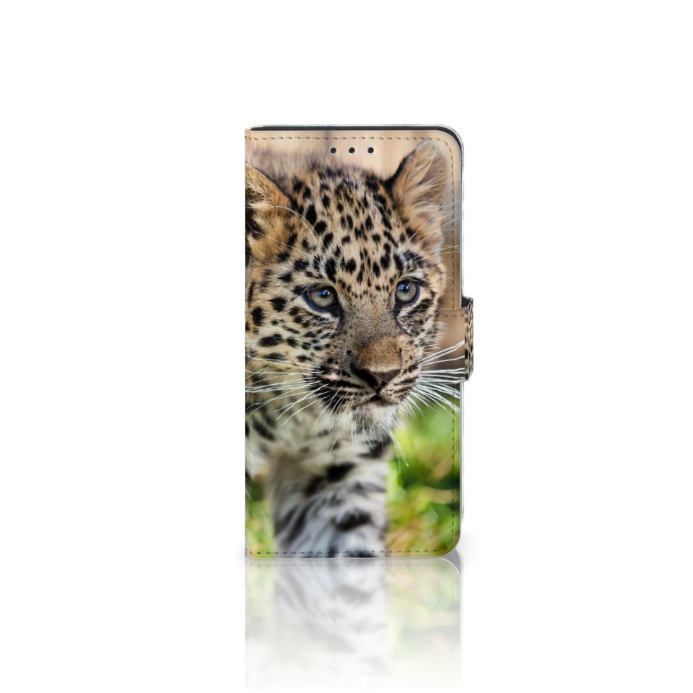 Huawei P40 Telefoonhoesje met Pasjes Baby Luipaard