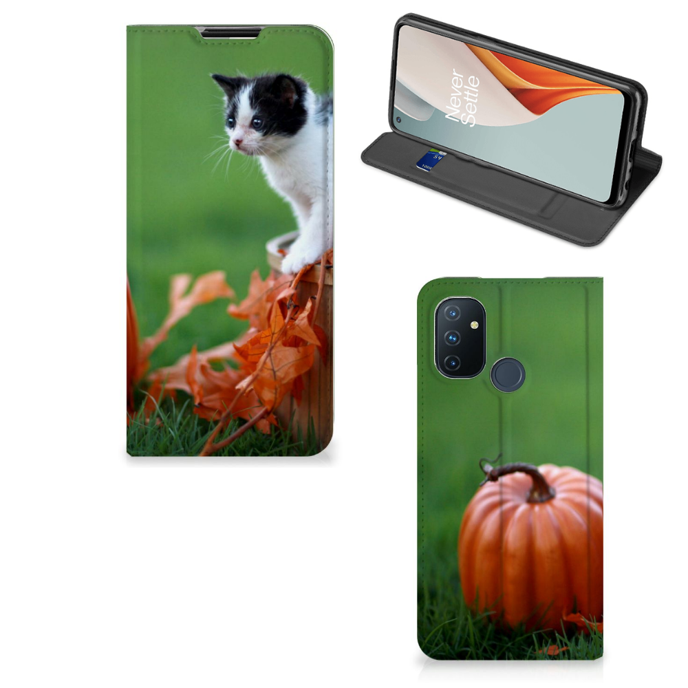 OnePlus Nord N100 Hoesje maken Kitten - B2C Telecom