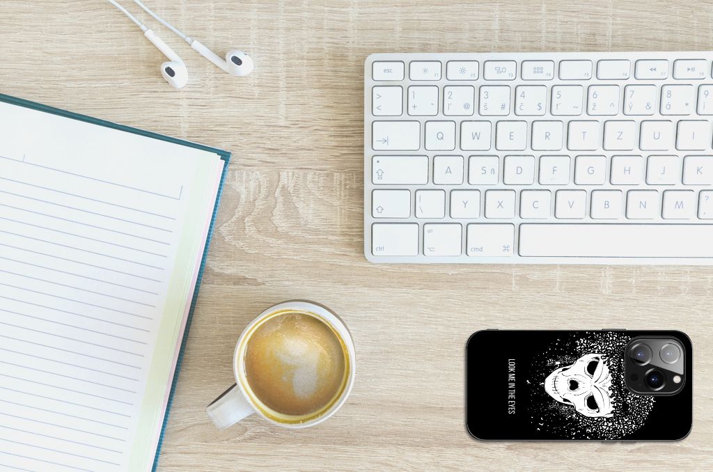 Telefoonhoesje iPhone 14 Pro Skull Hair B2C Telecom