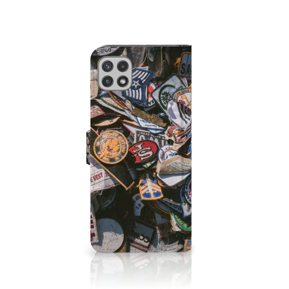 Samsung Galaxy A22 5G Telefoonhoesje met foto Badges