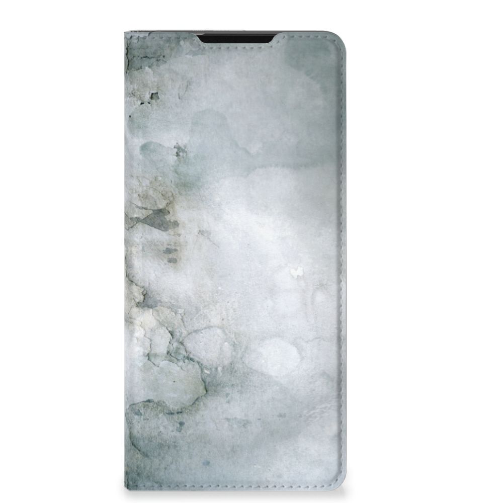 Bookcase Samsung Galaxy S21 Ultra Painting Grey - B2C Telecom