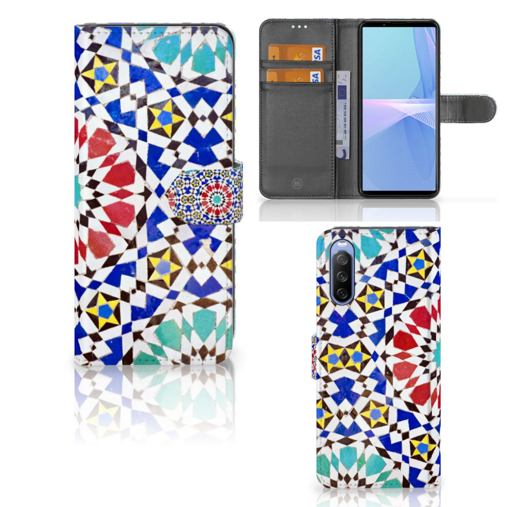 Sony Xperia 10 III Bookcase Mozaïek