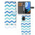 Xiaomi Redmi 9T | Poco M3 Telefoon Hoesje Zigzag Blauw