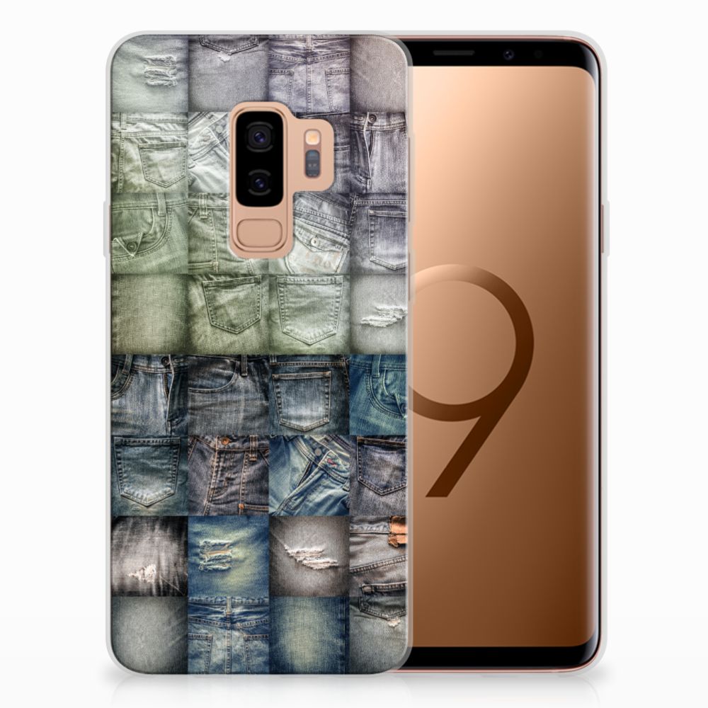 Silicone Back Cover Samsung Galaxy S9 Plus Spijkerbroeken