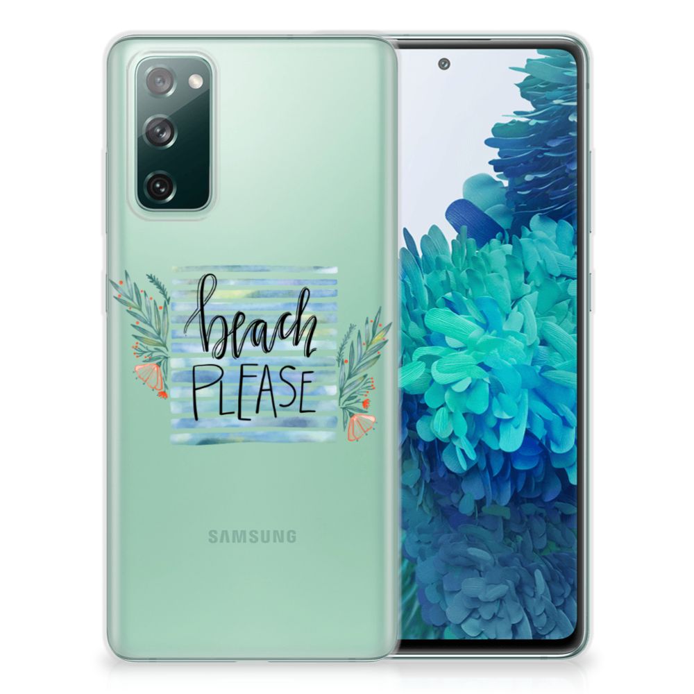Samsung Galaxy S20 FE Telefoonhoesje met Naam Boho Beach B2C Telecom