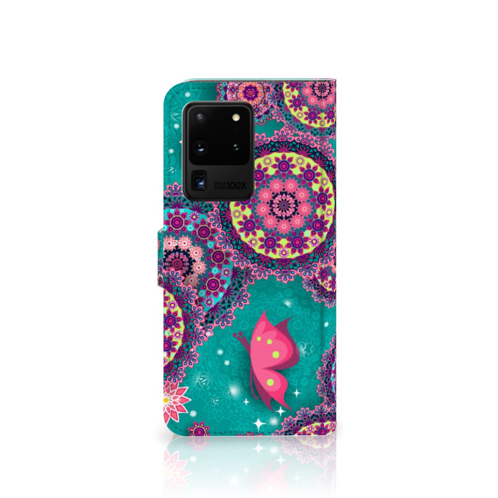 Samsung Galaxy S20 Ultra Hoesje Cirkels en Vlinders