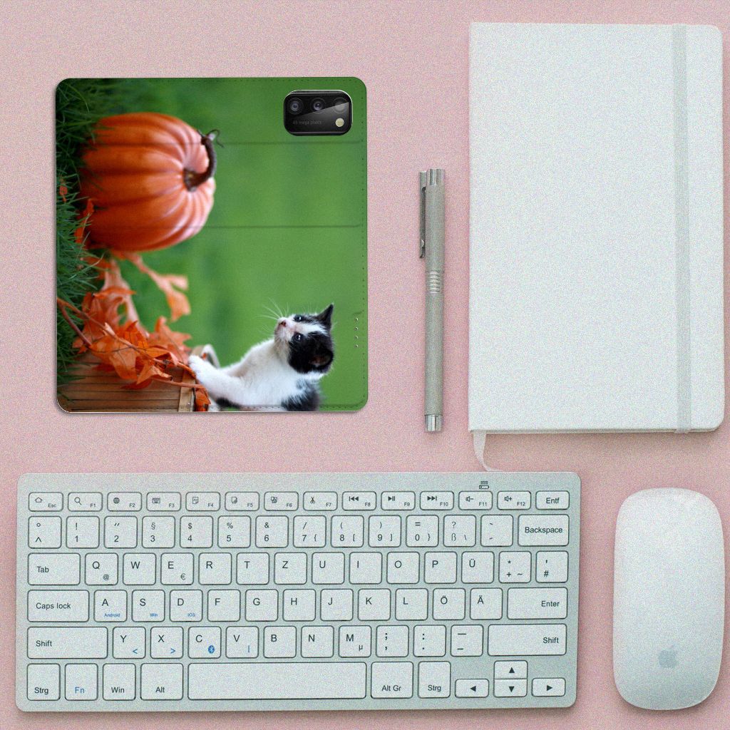 Samsung Galaxy A41 Hoesje maken Kitten - B2C Telecom