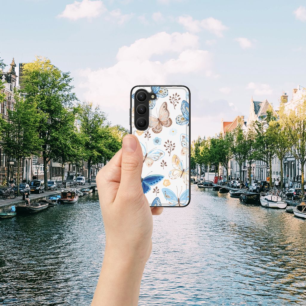 Dierenprint Telefoonhoesje voor Samsung Galaxy S23 Vlinder B2C Telecom