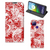 Mobiel BookCase Motorola Moto G9 Power Angel Skull Rood - B2C Telecom