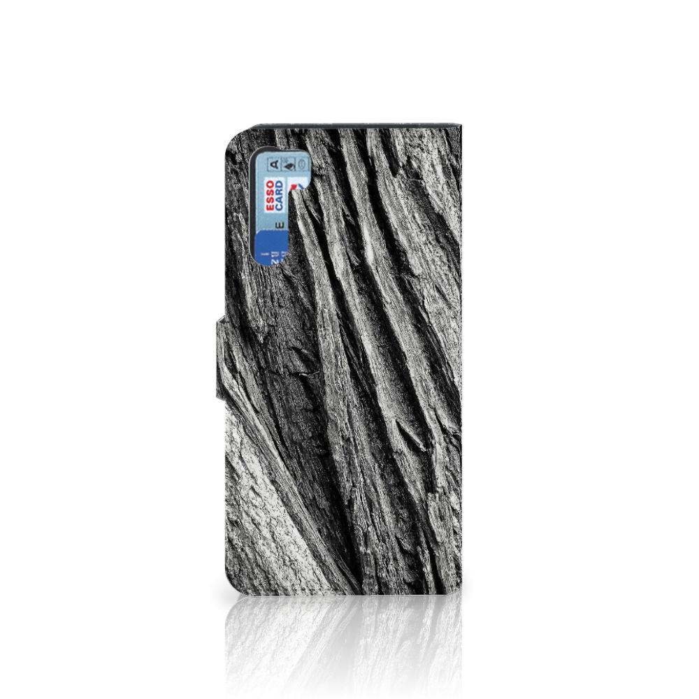 Book Style Case OPPO A91 | Reno3 Boomschors Grijs