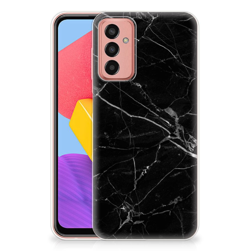 Samsung Galaxy M13 | M23 TPU Siliconen Hoesje Marmer Zwart - Origineel Cadeau Vader