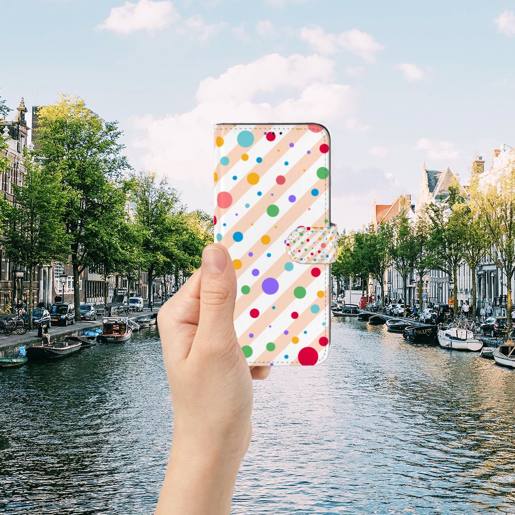 Samsung Galaxy A22 5G Telefoon Hoesje Dots