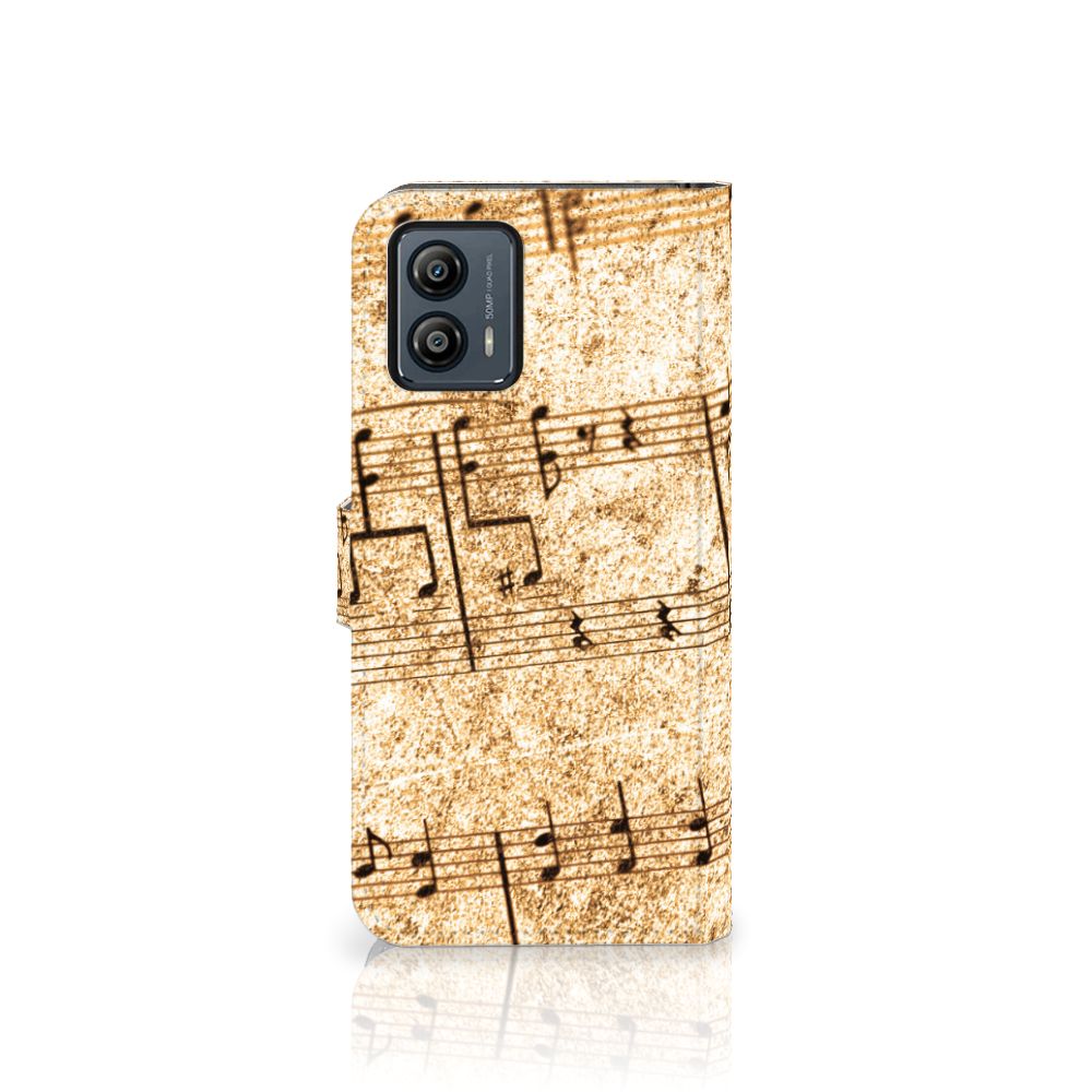 Motorola Moto G53 Telefoonhoesje met foto Bladmuziek