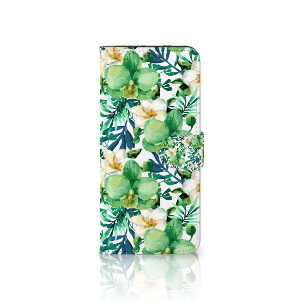 Samsung Galaxy S21 Plus Hoesje Orchidee Groen