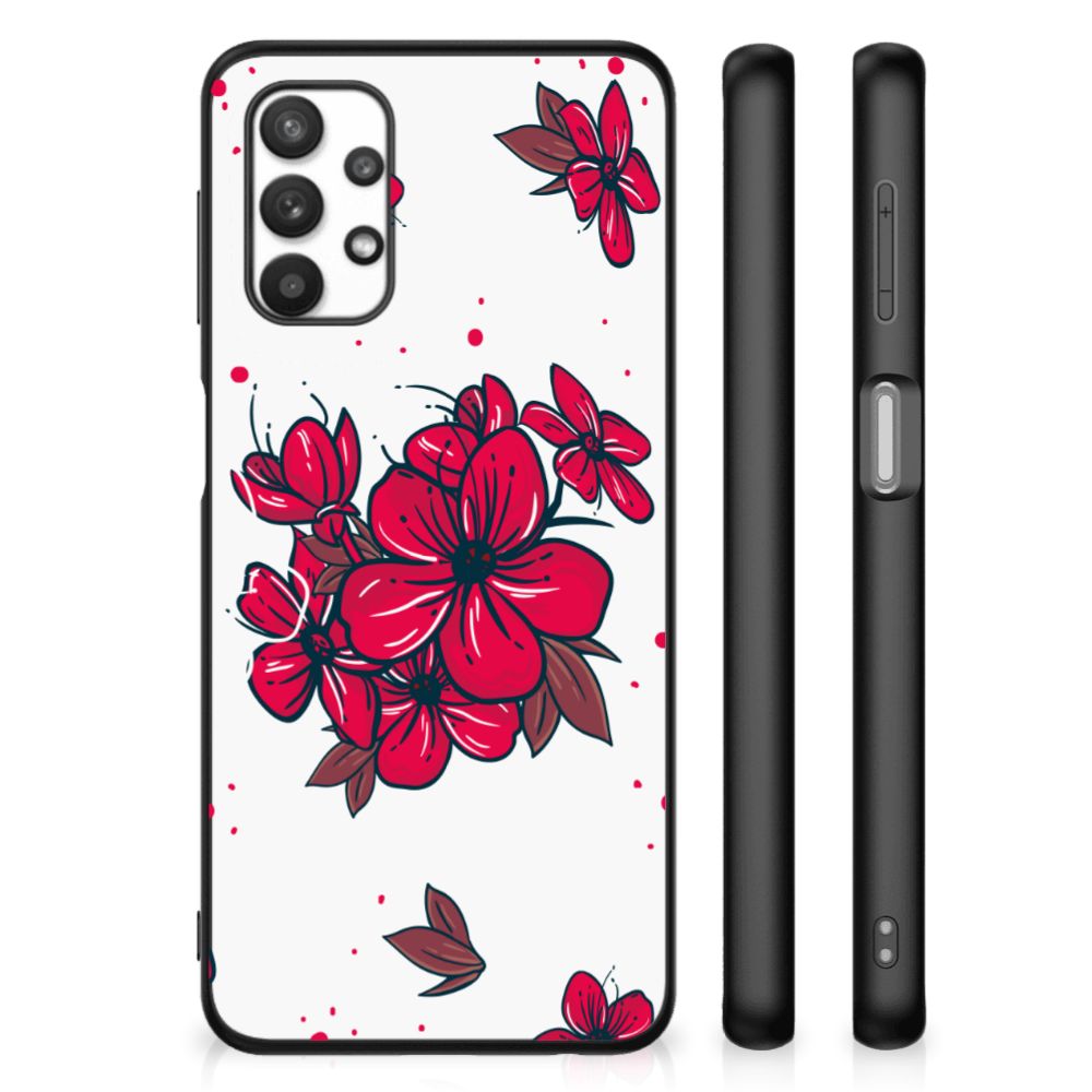 Samsung Galaxy A32 5G Bloemen Hoesje Blossom Red B2C Telecom