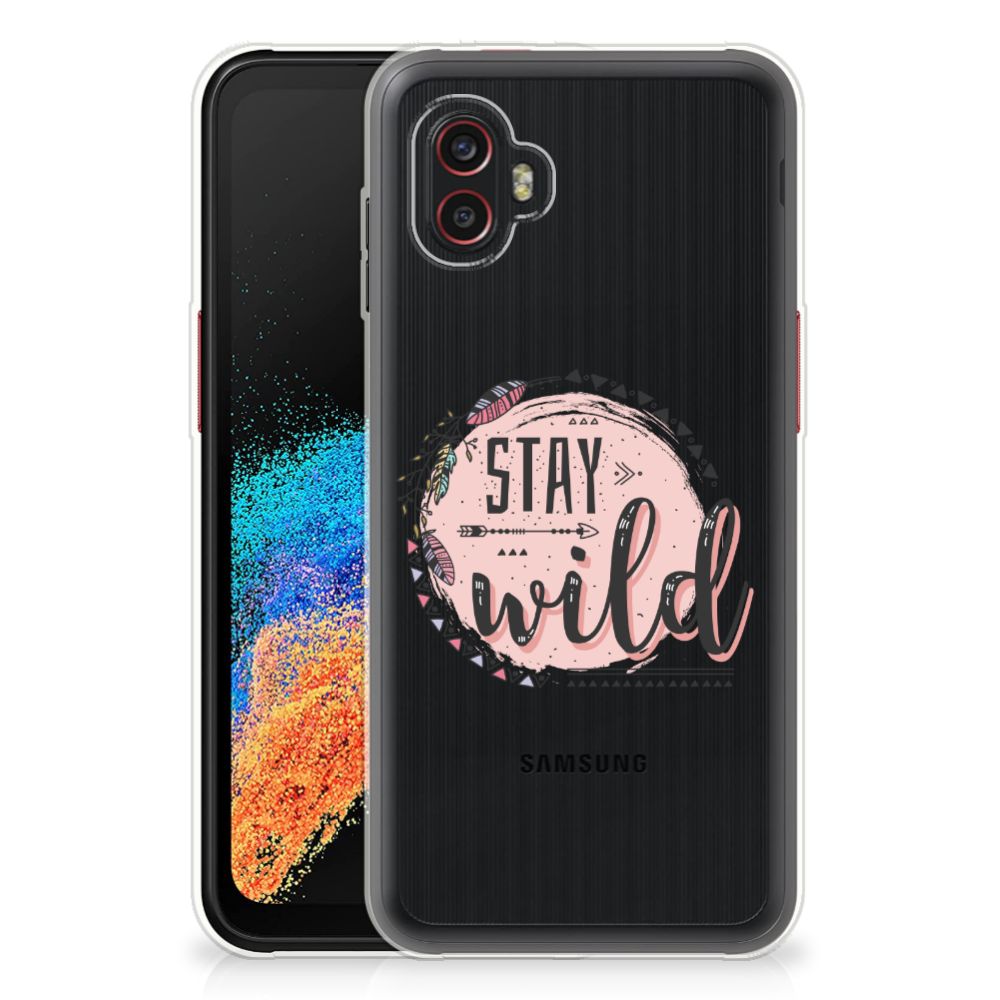 Samsung Galaxy Xcover 6 Pro Telefoonhoesje met Naam Boho Stay Wild