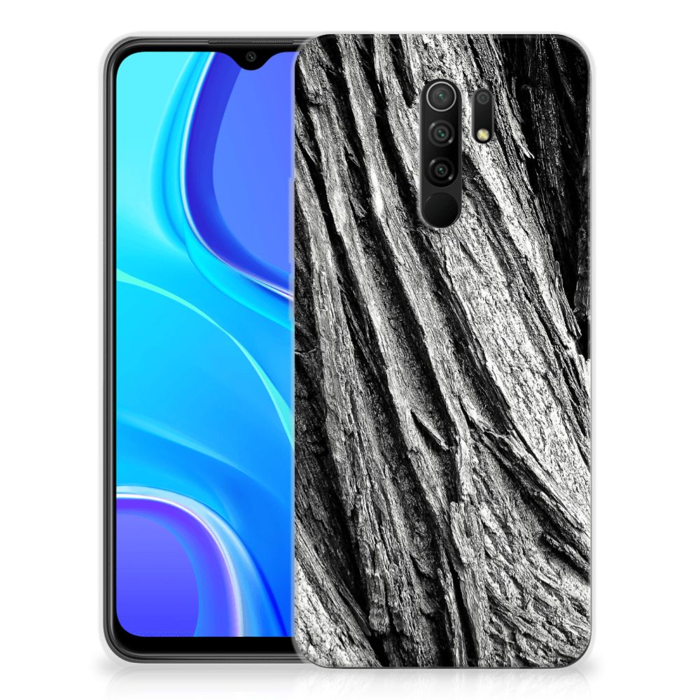 Bumper Hoesje Xiaomi Redmi 9 Boomschors Grijs B2C Telecom