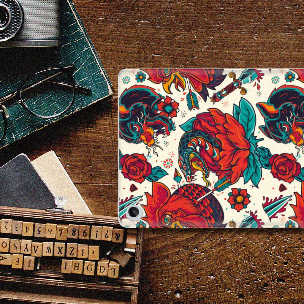 Tablet Backcover met foto voor Lenovo Tab M10 Plus (3e generatie) Old Skool - B2C Telecom