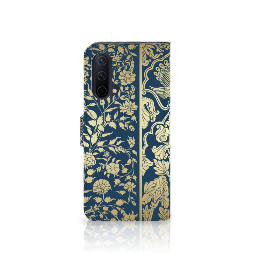 OnePlus Nord CE 5G Hoesje Beige Flowers