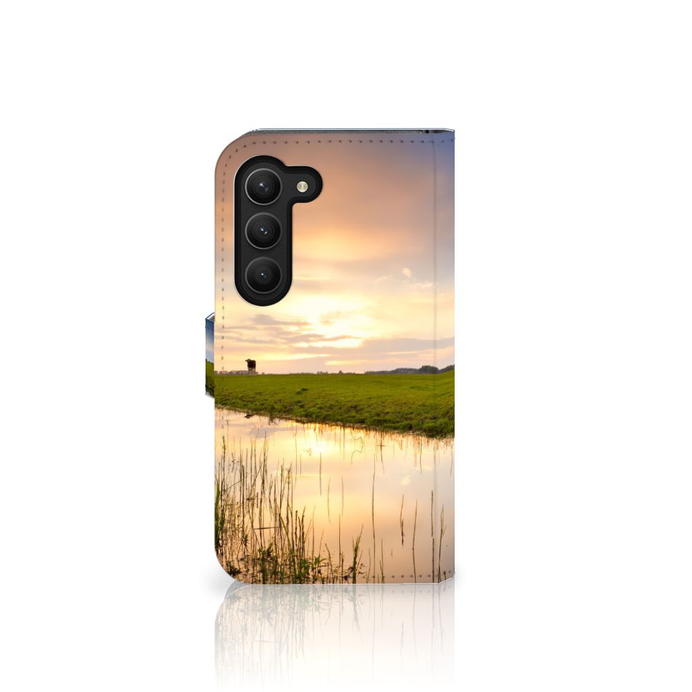 Samsung Galaxy S23 Telefoonhoesje met Pasjes Koe